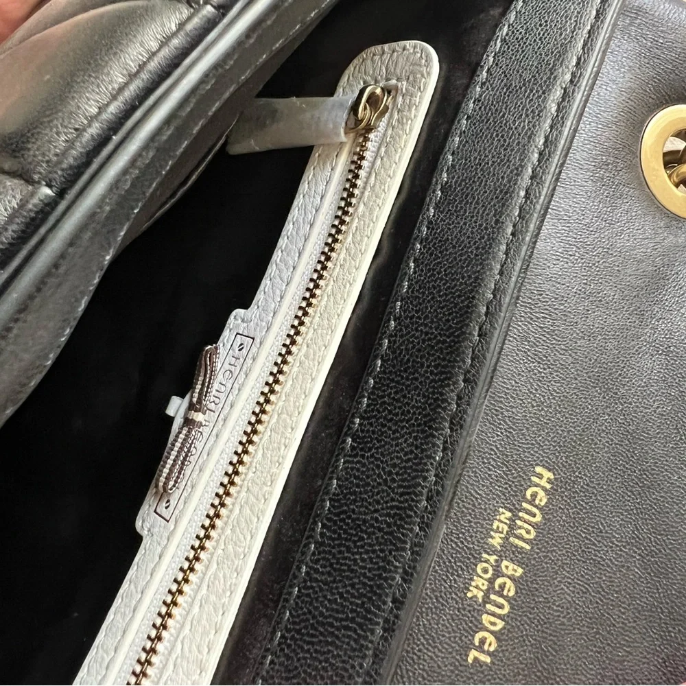 Henri Bendel Leather Crossbody Shoulder Bag - Picture 14 of 16